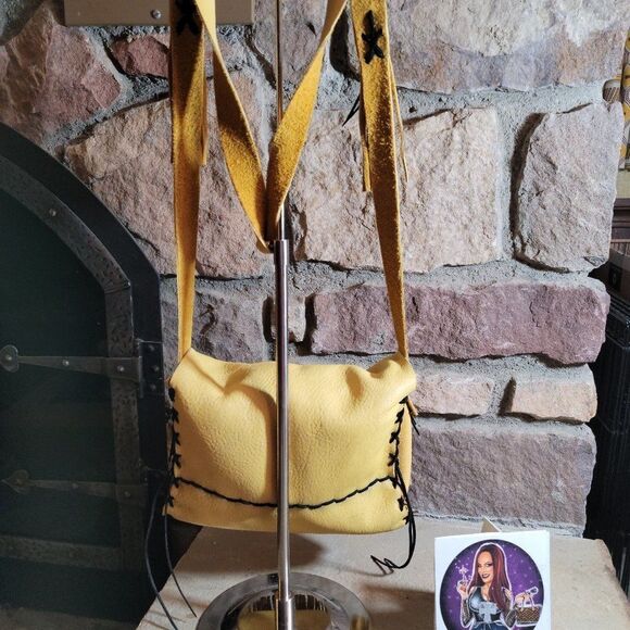 🔷️Genuine Elk Hide Leather Crossbody Purse Bag by Native Americans BNA2 - Picture 2 of 8